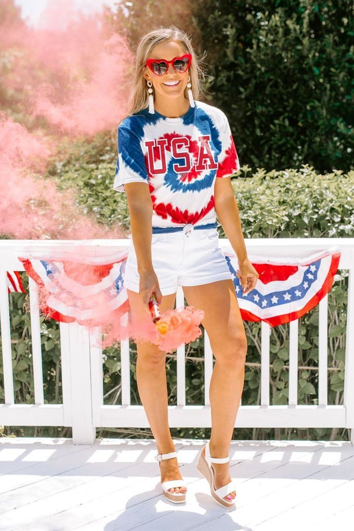 Which of these outfits should I wear on Memorial Day and July 4th in the US?