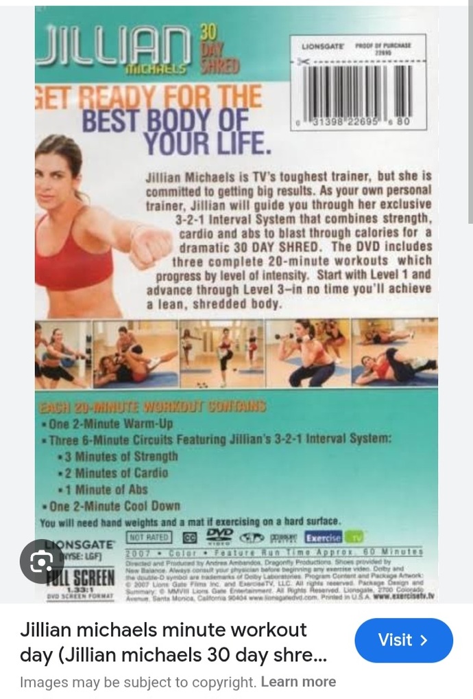 Is 30 Day Shred by Jillian Michaels a good workout to lose weight?