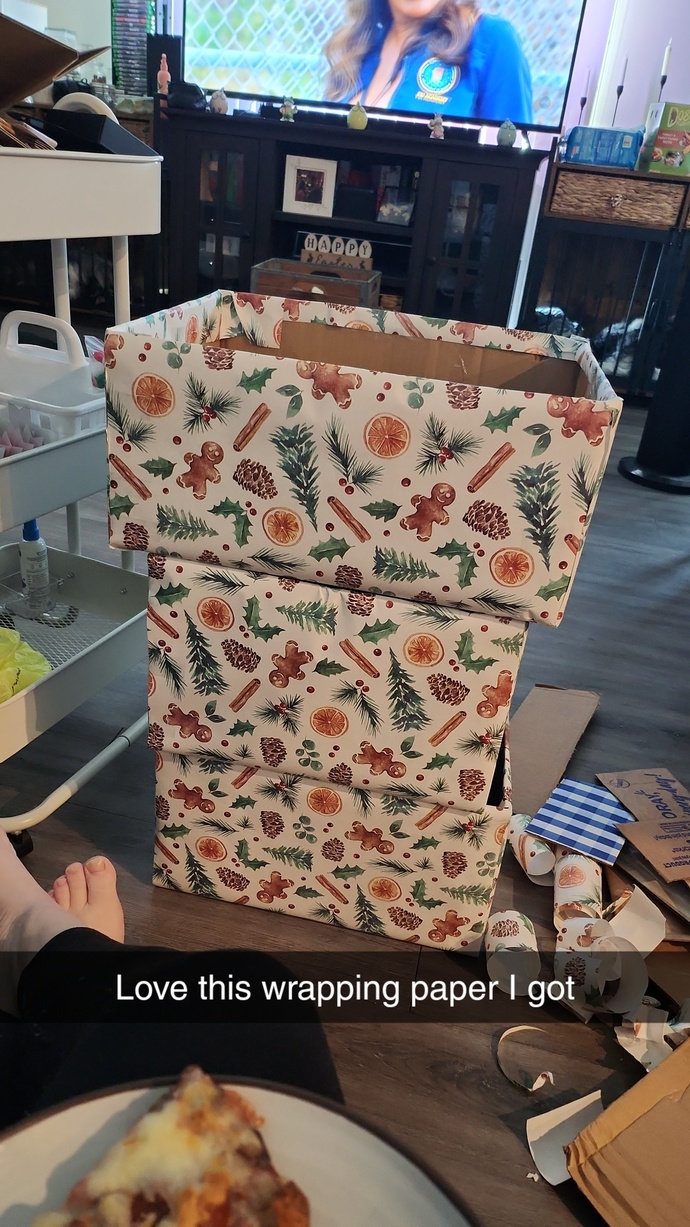 What do you think of my new wrapping paper?