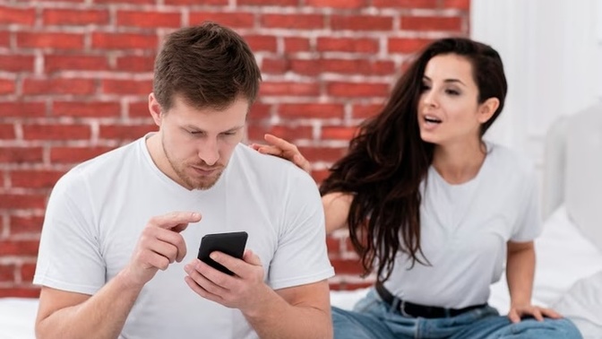 Should I believe my wife's words, or my gut feeling when she smiles at her phone and says it's just a friend from Bumble?