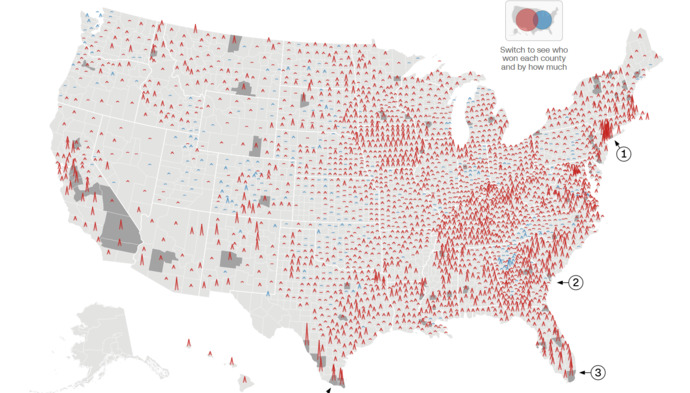 Why are the places that voted for Trump underdeveloped?
