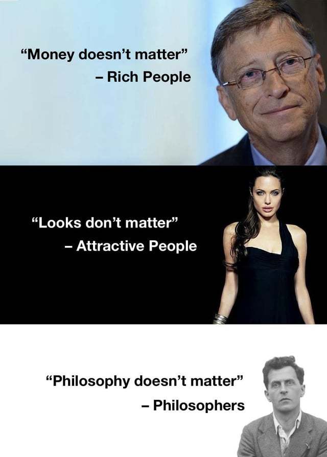 What do you think of people that respond it doesnt matter and how do you respond?