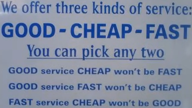 What KIND of SERVICE do you prefer?