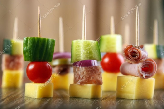 When did you last eat food off a cocktail stick?