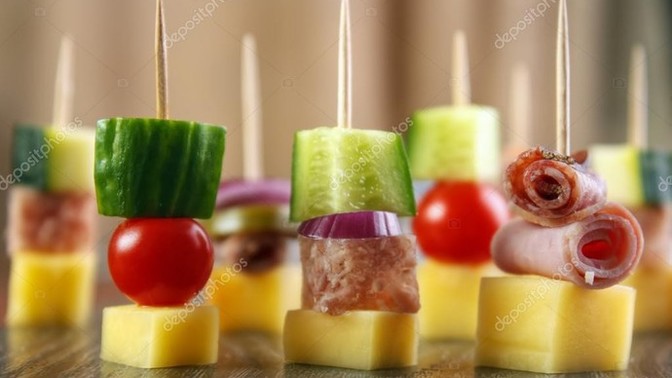 When did you last eat food off a cocktail stick?
