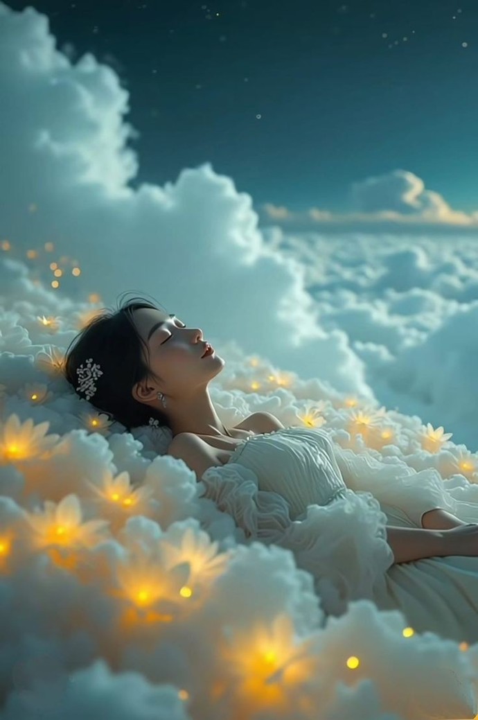 Which song makes you feel like youre on a cloud while youre falling asleep with your eyes closed?