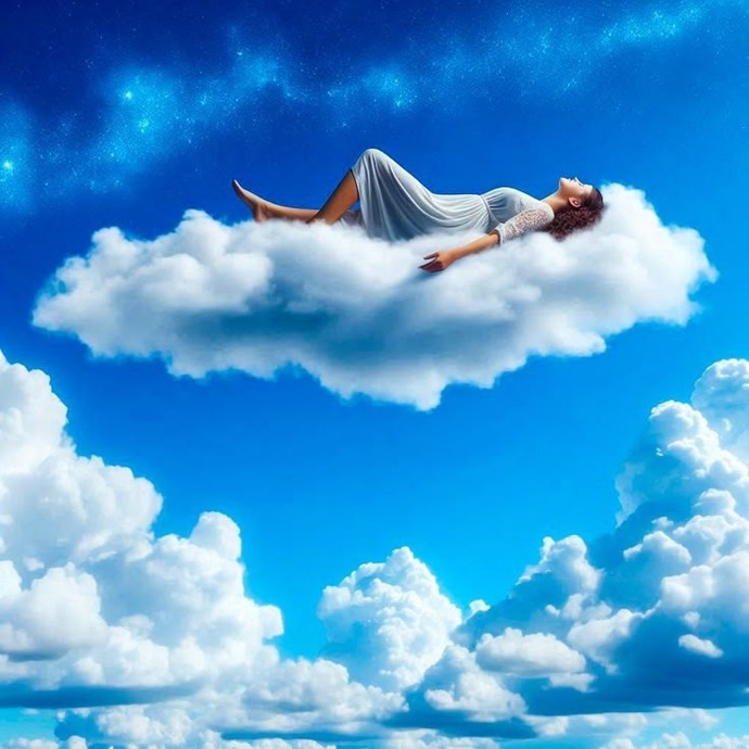 Which song makes you feel like youre on a cloud while youre falling asleep with your eyes closed?