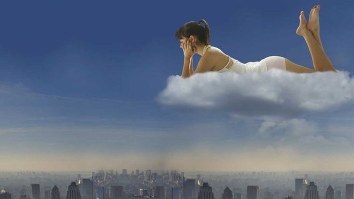 Which song makes you feel like youre on a cloud while youre falling asleep with your eyes closed?