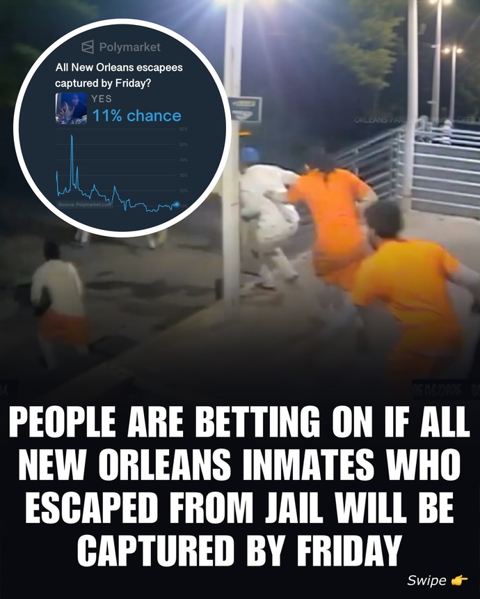 What are your thoughts on the 10 inmates escaped from prison in New Orleans?