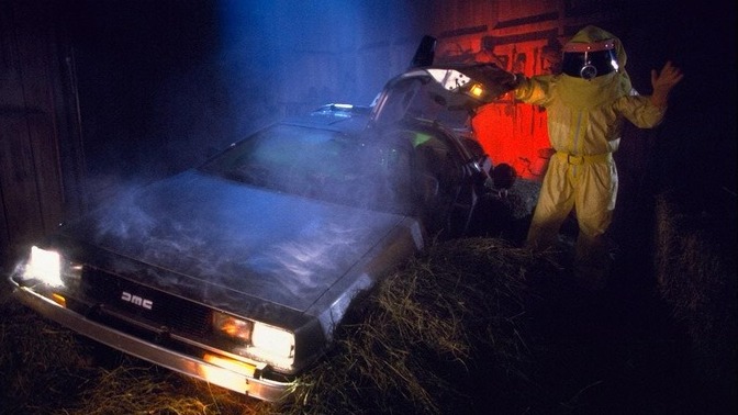 If a kid in a radiation suit driving a Delorean crashed into your backyard claimed to be a time traveler from the future what would you do or think?