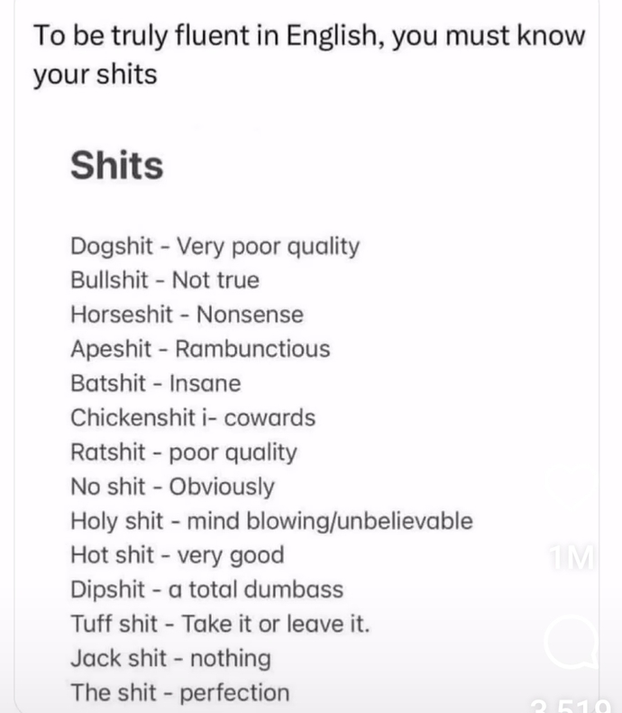 What are these terms meaning?
