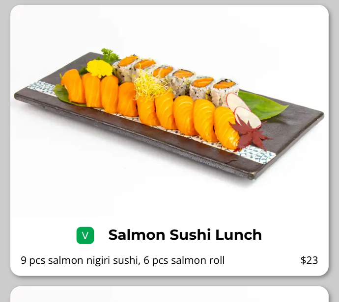 My friend took me to the sushi place today, do you like salmon sushi?
