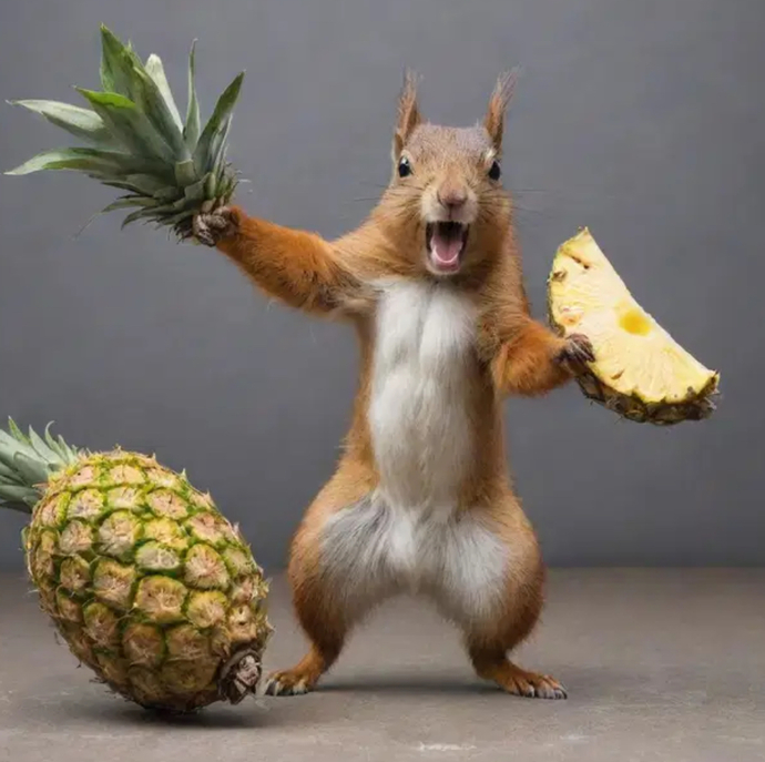 If a pineapple became president of the moon, what would its first law be regarding space squirrels?