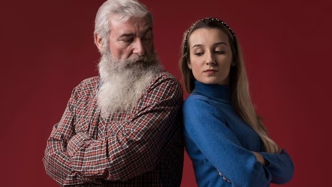 What would be the maximum acceptable age gap between lovers nowadays?