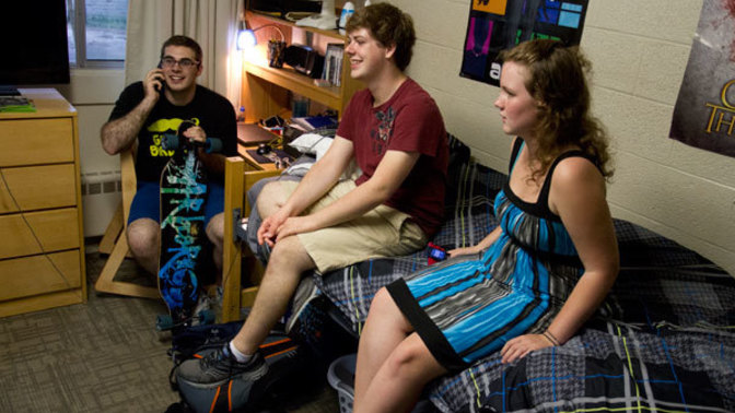 How did it work out having a roommate of a different gender?