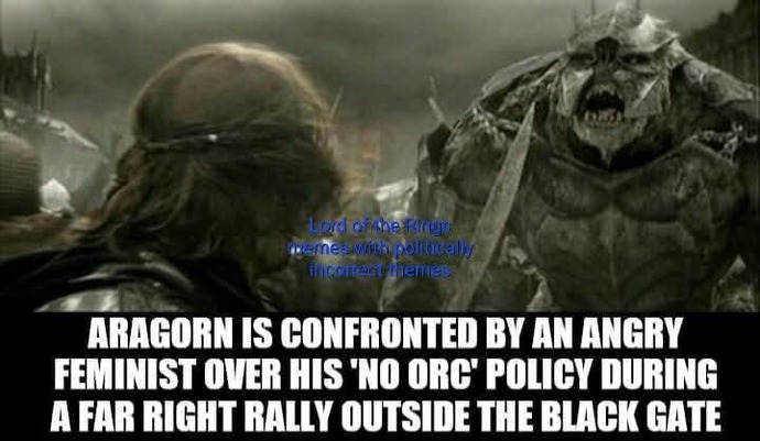 Should Lord of the Rings be remade to be more woke & less racist white supremacy dog whistling?