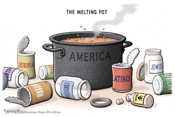 Would you still describe America as a melting pot?