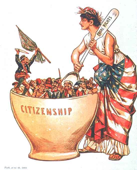 Would you still describe America as a 'melting pot'?