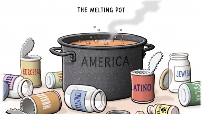 Would you still describe America as a 'melting pot'?