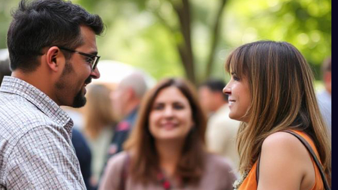Do you randomly find yourself in conversation with people?