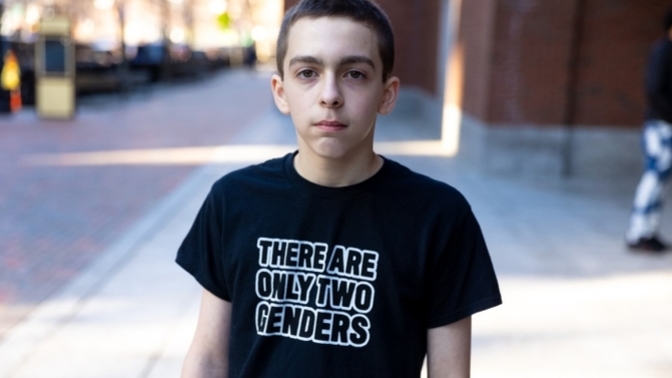 Does the 1st Amendment protect a student’s right to wear a t-shirt saying: “There Are Only Two Genders”? Is it free speech or hate speech?