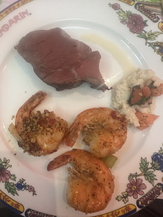 I ate keto today at mandarin buffet. How does the food look?