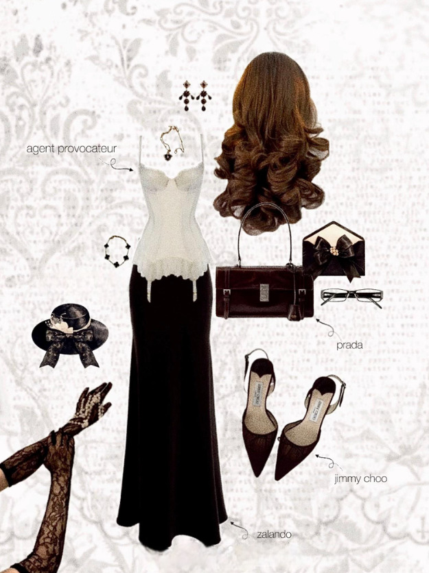Which dark feminine-inspired night-out outfit do you think is the most gorgeous?