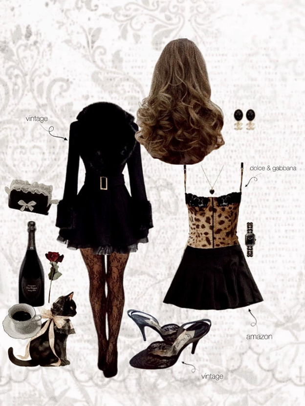 Which dark feminine-inspired night-out outfit do you think is the most gorgeous?