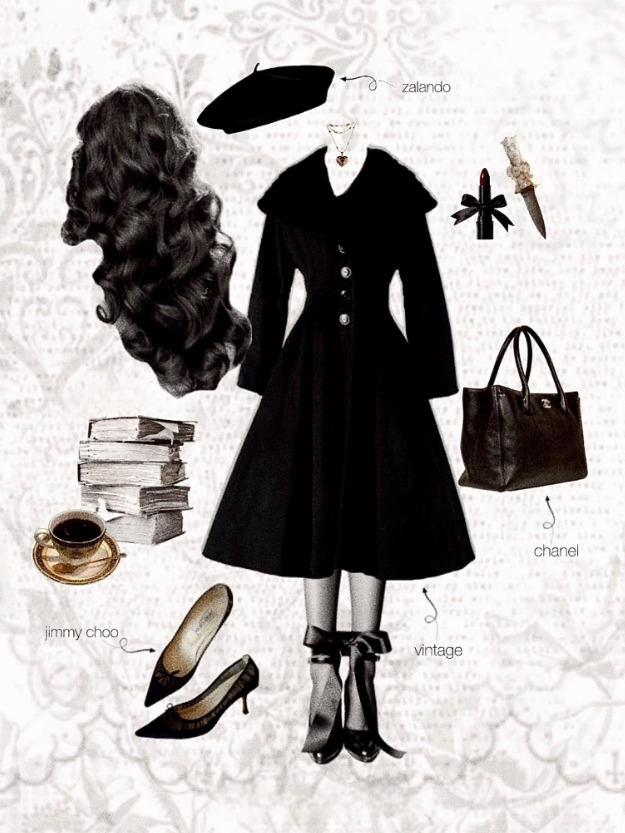 Which dark feminine-inspired night-out outfit do you think is the most gorgeous?