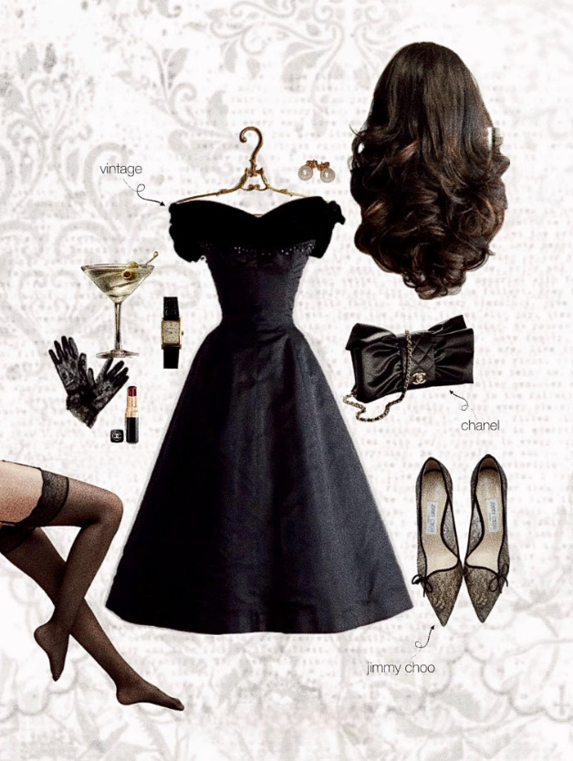 Which dark feminine-inspired night-out outfit do you think is the most gorgeous?