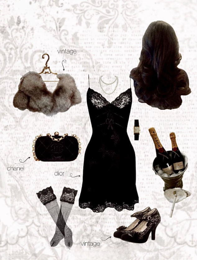 Which dark feminine-inspired night-out outfit do you think is the most gorgeous?