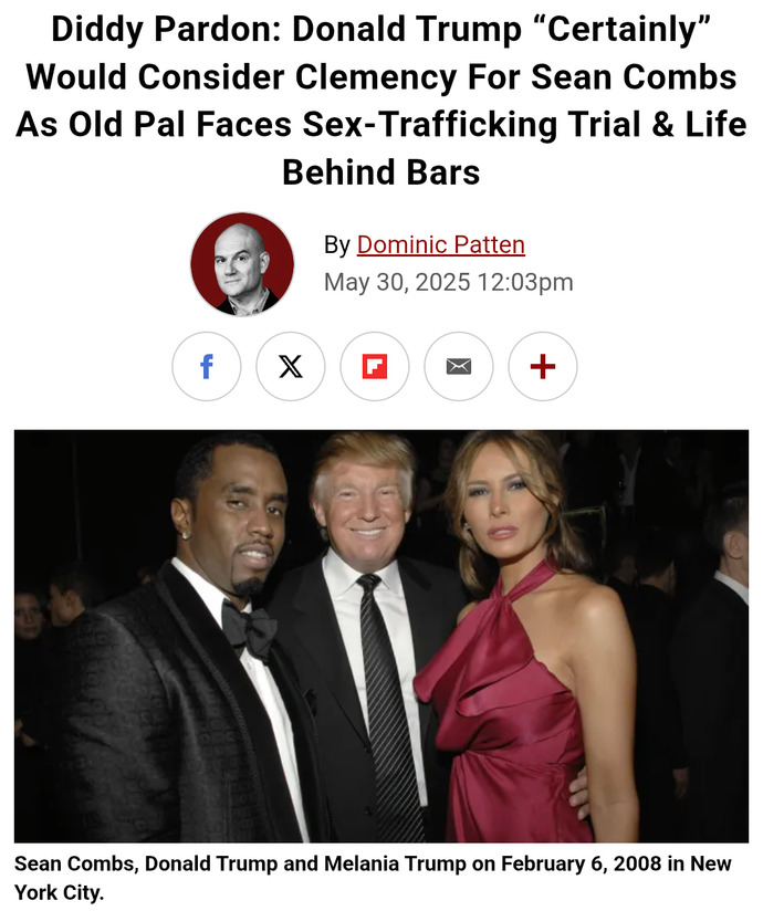Donald Trump Looking Into Possibly Pardoning Sean Diddy Combs, What Are Your Thoughts?