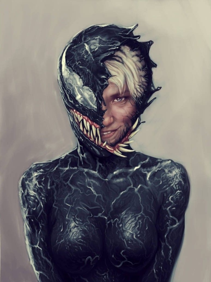 Ladies, what would be the first thing you would do if the Venom symbiote took you over?