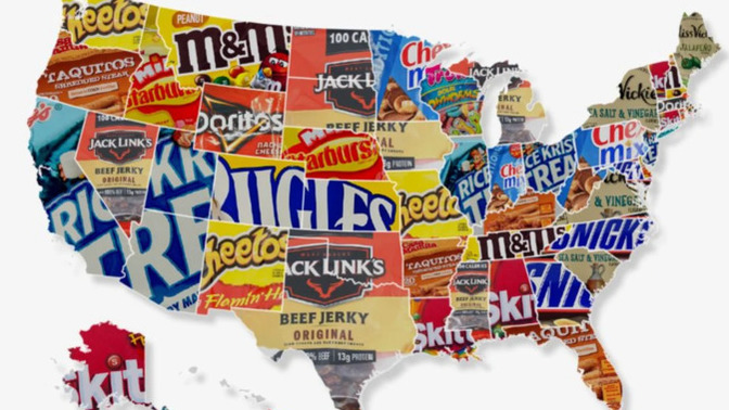 What is this map of US States showing?
