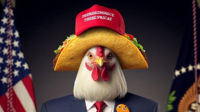 Could you still support Trump if he morphed into a literal chicken?