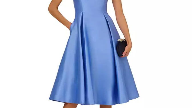 Which of these dresses do you think I should wear to a wedding in Montana in early July?
