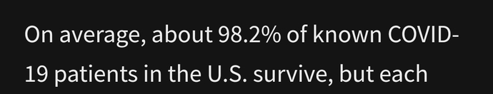 Vaccine was less than 98% effective but 98% healed
