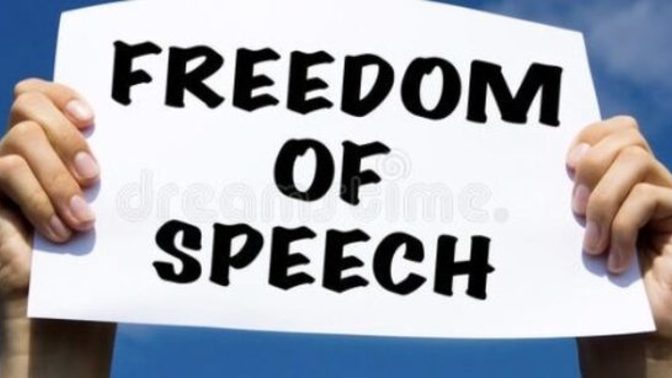 Do you support freedom of free speech?