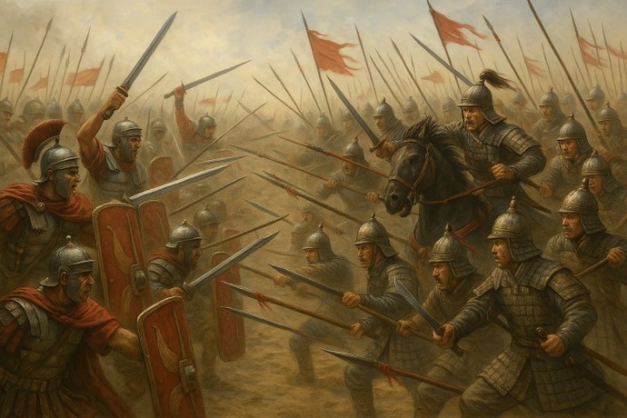 Who do you think has the better army between the Roman Empire and the Han Chinese Empire?