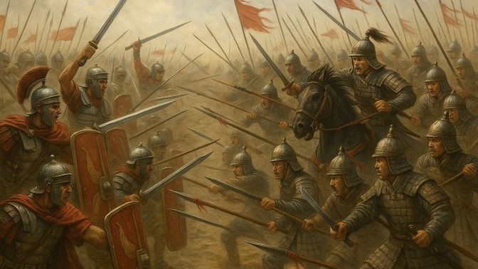 Who do you think has the better army between the Roman Empire and the Han Chinese Empire?
