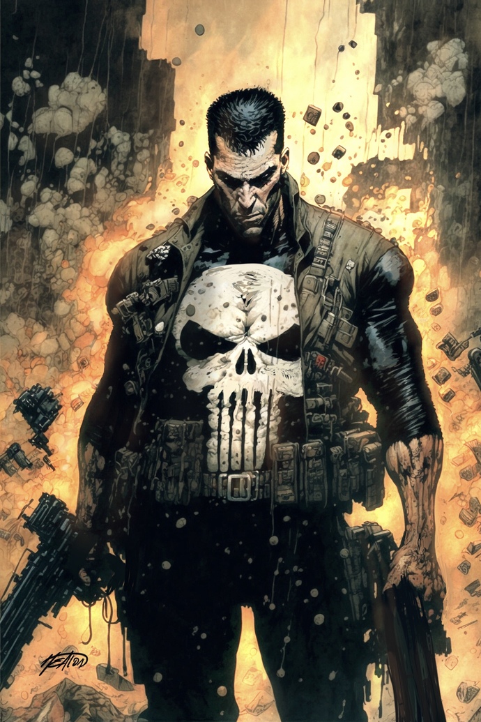 Rorshach vs Punisher in a brawl. Who wins?