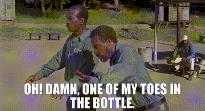 Have you ever gotten your toe stuck in a bottle?