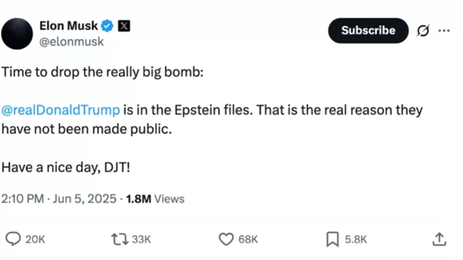 Are you picking your side after telling us both of these guys are awesome for six months, or just pretending you never liked Elon anyway?