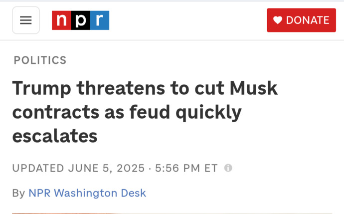 What Is Your Opinion On The Elon And Trump Feud?