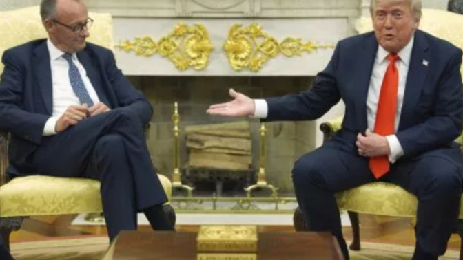 Why would Trump tell German Chancellor Merz that D-Day was "not a pleasant day for you"... seriously?