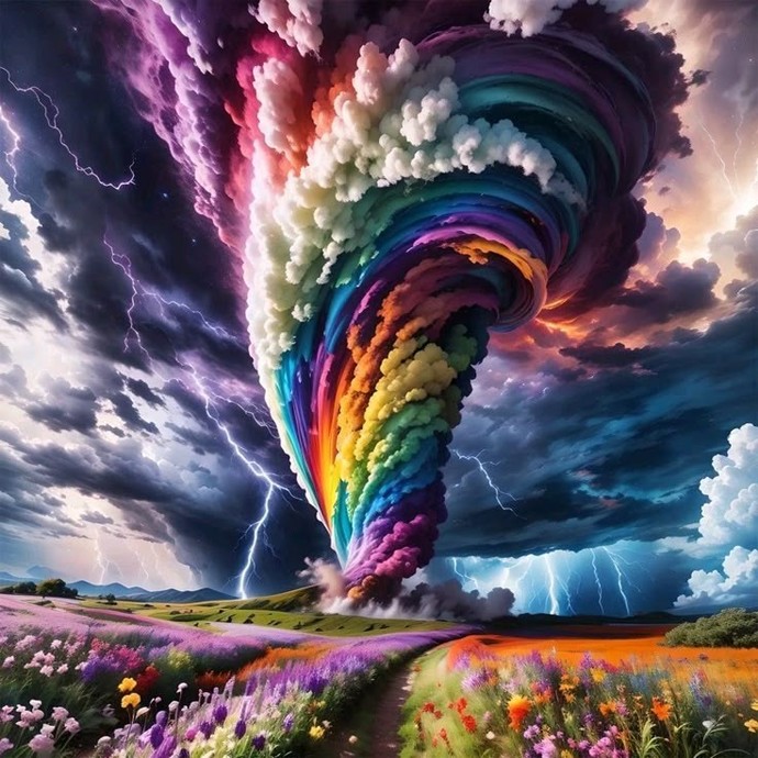 What colors would the sky be like depending on the color of underwear you are wearing right now?