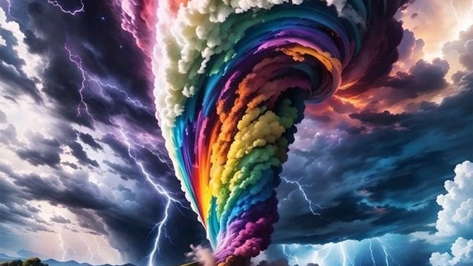 What colors would the sky be like depending on the color of underwear you are wearing right now?