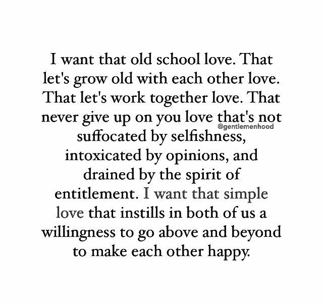 What is your experience as a person who believes in old-school love & romance?