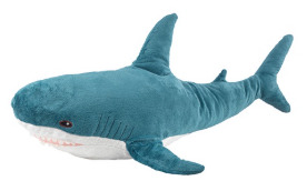 Skogsduva bee or blahaj shark?