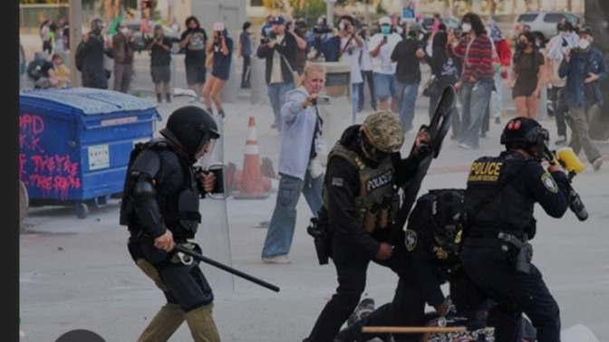 Are the ICE riots "insurrections"?